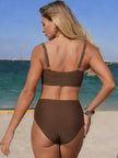 Twist Front High Waisted Bikini  Style Ratio