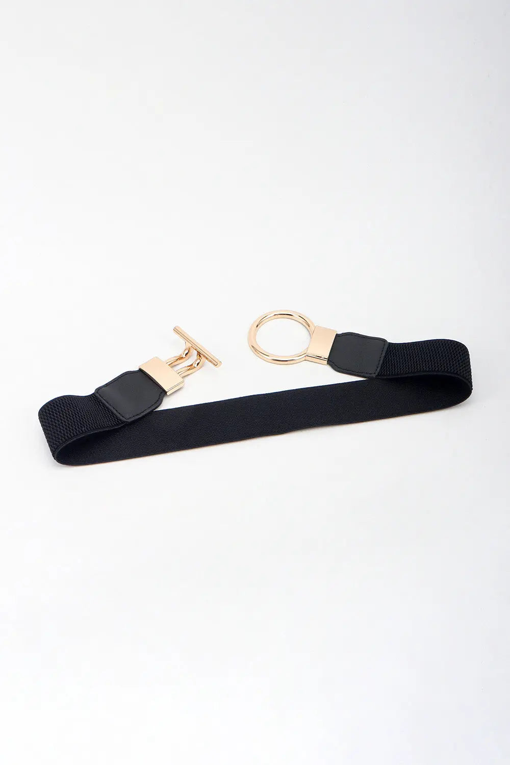 Circle Shape Buckle Zinc Alloy Buckle PU Leather Belt  Style Ratio