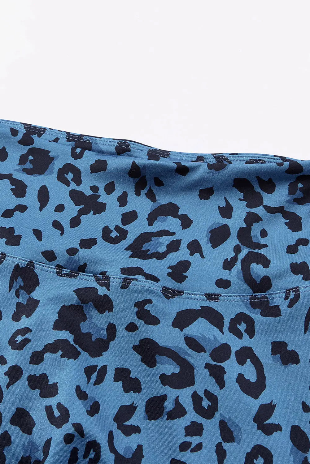 Leopard Print Wide Waistband Leggings  Style Ratio