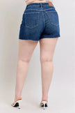 Judy Blue High Waist Criss-Cross Waistband Denim Shorts  Style Ratio