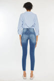 Kancan Distressed Raw Hem High Waist Jeans  Style Ratio