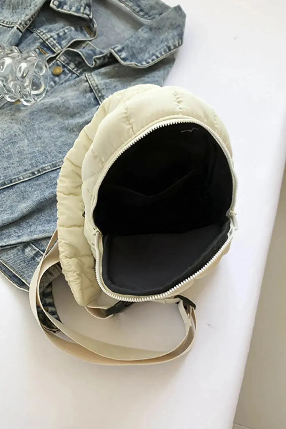 Quilted Nylon Crossbody Bag  Style Ratio