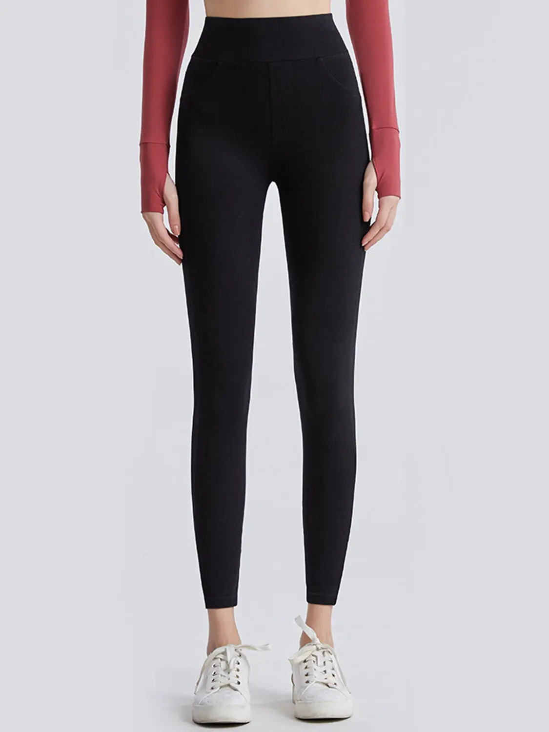 Wide Waistband Sports Leggings  Style Ratio