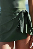 Square Neck A-line One Piece Swim Dress  Style Ratio