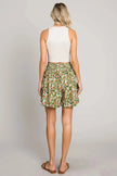 Cotton Bleu by Nu Label Floral Printed Smocked Waist Skorts  Style Ratio