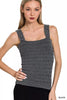 Zenana Seamless Winkle Stone Washed Tank Top  Style Ratio