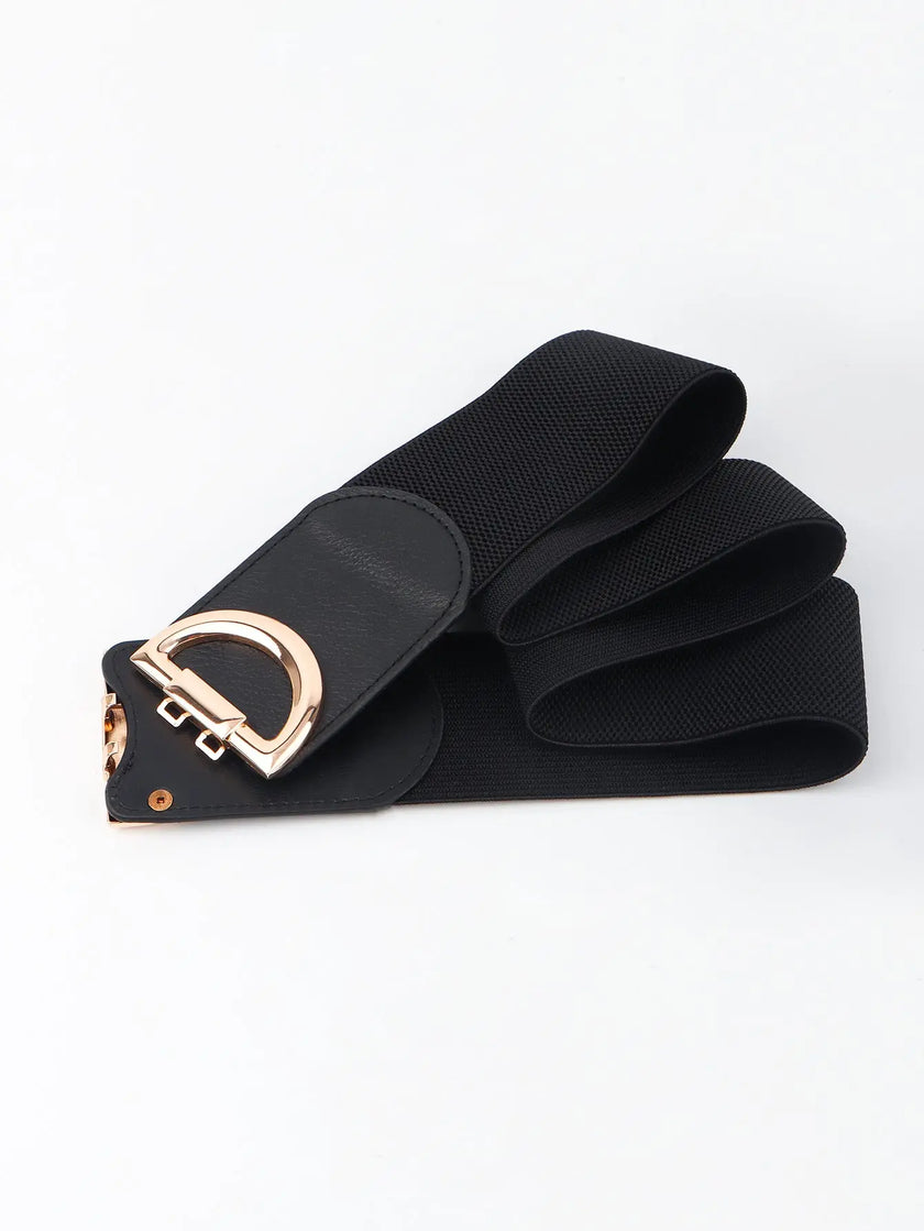 D Buckle Elastic Belt  Style Ratio