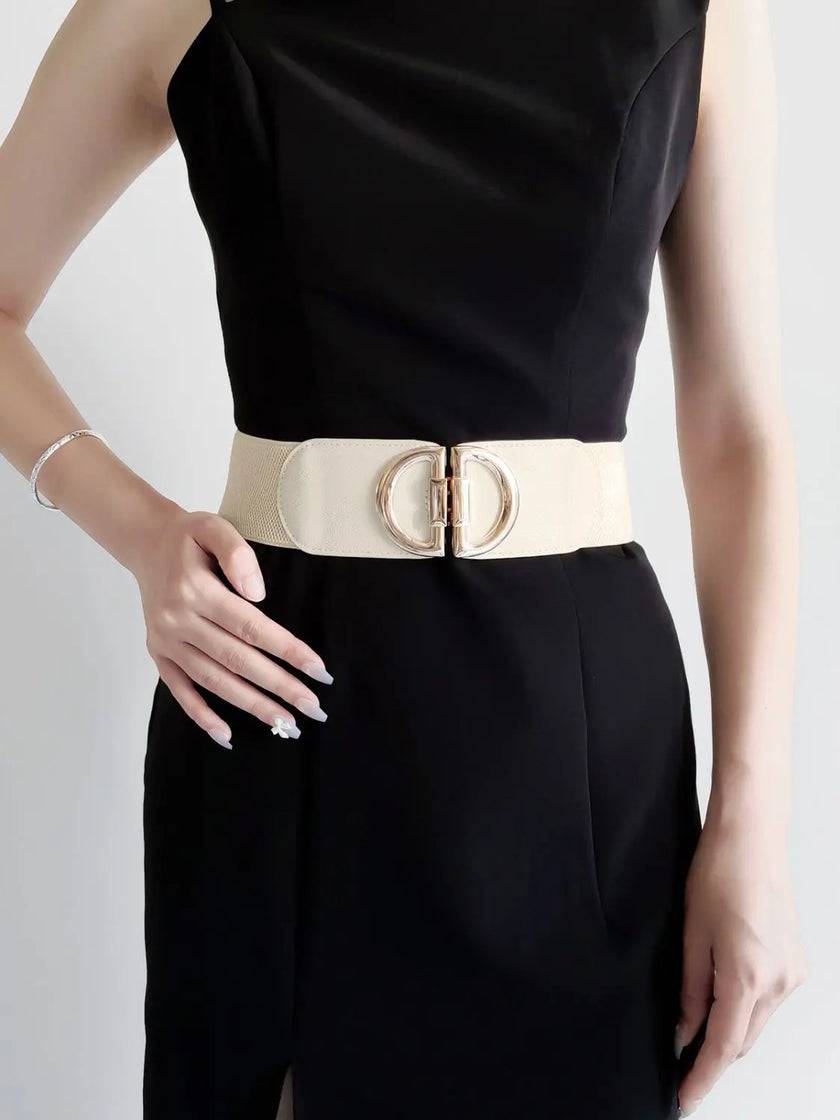 D Buckle Elastic Belt  Style Ratio