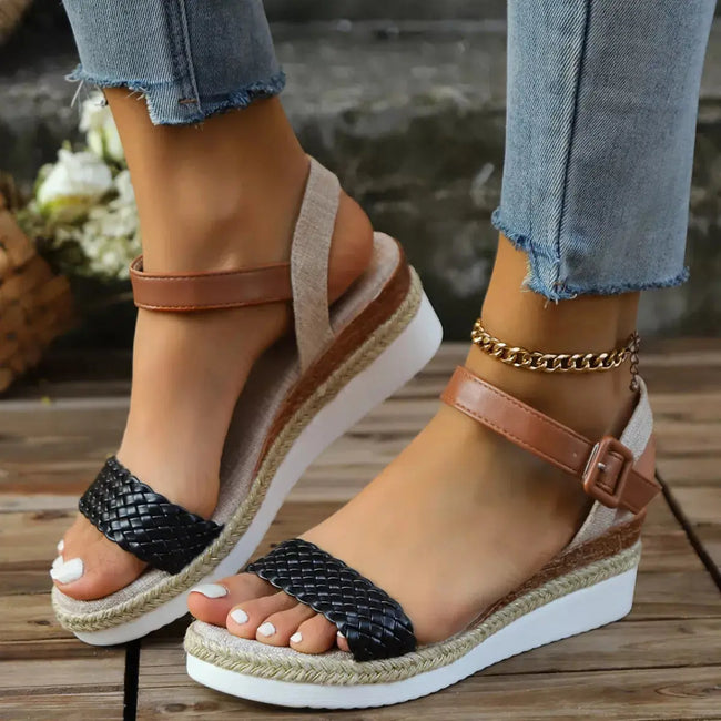 Open Toe Platform Sandals  Style Ratio