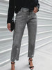 Rhinestone Embellished Cropped Jeans  Style Ratio