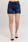 Judy Blue High Waist Back Flap Pocket Denim Shorts  Style Ratio