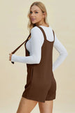 Double Take Full Size Texture Sleeveless Romper  Style Ratio