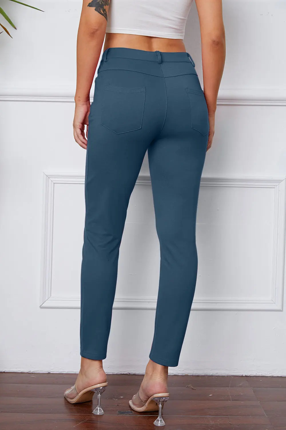 Basic Bae Stretchy Stitch Pants  Style Ratio