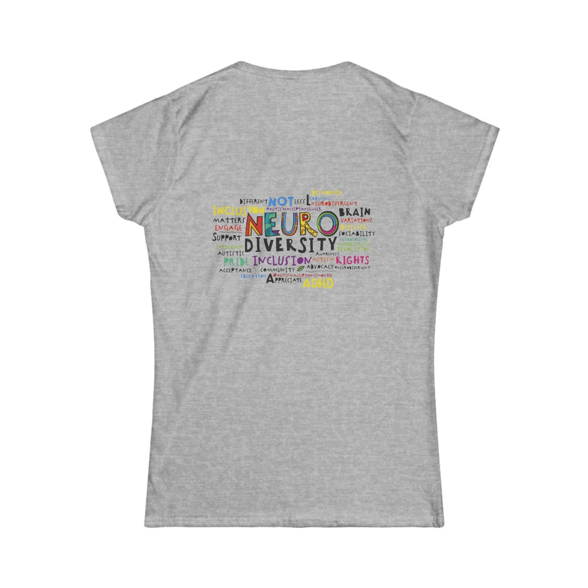 Neurospicy: Infinity Symbol and Neuro Word Cloud  Style Ratio