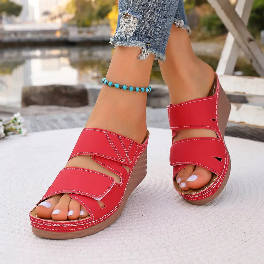 Open Toe Wedge Sandals  Style Ratio