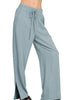 Zenana Linen Drawstring Pants  Style Ratio