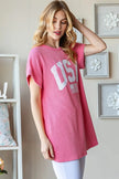 Heimish USA Graphic Short Sleeve Ribbed Shirt  Style Ratio