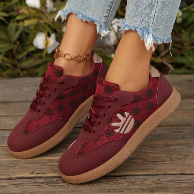 Round Toe Lace Up Sneakers  Style Ratio