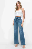 bytos Full Size High Rise Wide Leg Jeans with Pockets  Style Ratio