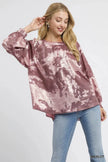 Umgee Metallic Fabric Blouse with Balloon Sleeves  Style Ratio