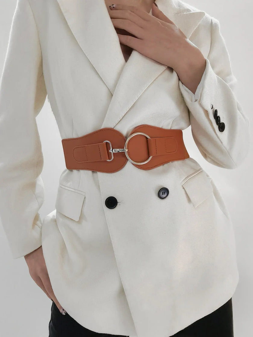 PU Elastic Wide Belt  Style Ratio