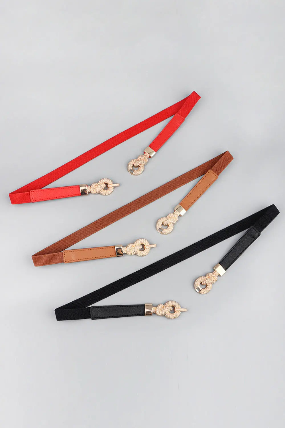 Zinc Alloy Buckle PU Leather Belt  Style Ratio