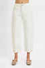 RISEN Full Size High Rise Barrel Cropped Jeans  Style Ratio