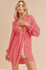 Aemi + Co Tied Collared Neck Long Sleeve Blouse  Style Ratio