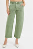 RISEN Tummy Control High Rise Crop Barrel Jeans  Style Ratio