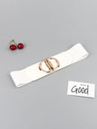 D Buckle Elastic Belt  Style Ratio
