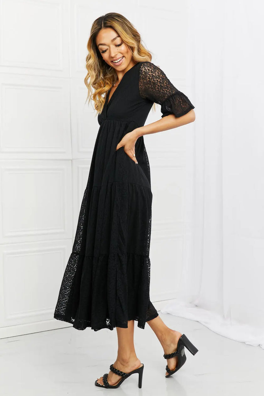 P & Rose Lace Tiered Dress  Style Ratio
