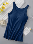 Round Neck Tank with Bra  Style Ratio