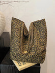 Leopard Print Casual Tote Bag  Style Ratio