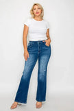 bytos Full Size High Rise Bootcut Jeans with Pockets  Style Ratio