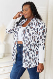 Double Take Leopard Long Sleeve Cardigan  Style Ratio