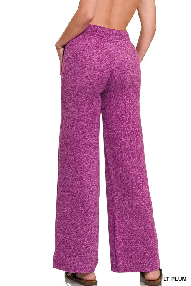 Zenana Soft  Brushed Hacci Pants  Style Ratio
