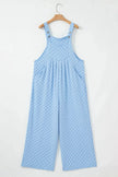 Checkered Pocketed Jumpsuit  Style Ratio