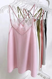 BiBi Lace Cami Spaghetti Straps  Style Ratio