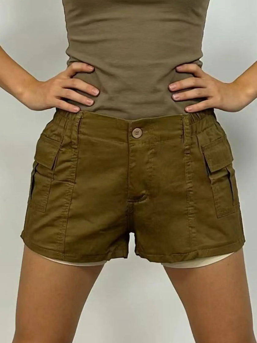 Casual Pocketed Shorts  Style Ratio
