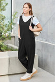 Double Take Full Size Sleeveless Straight Jumpsuit  Style Ratio
