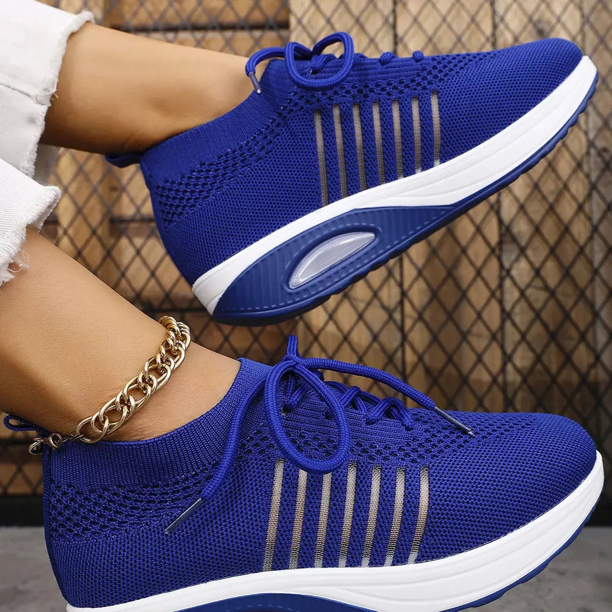 Breathable Mesh Lace Up Sneakers  Style Ratio