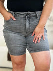 Judy Blue Full Size High Waist Washed Denim Shorts  Style Ratio