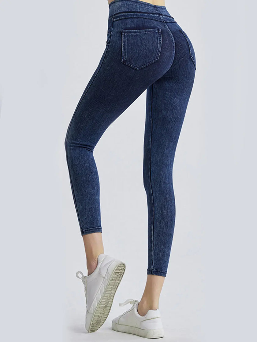 Wide Waistband Sports Leggings  Style Ratio