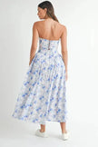 Mable Sweetheart Neckline Floral Printed Midi Dress  Style Ratio