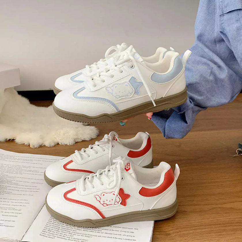 Lace Up Round Toe Sneakers  Style Ratio