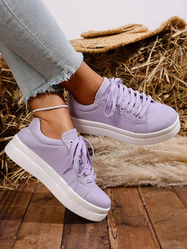 Lace Up Platform Sneakers  Style Ratio