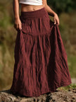 Tiered Maxi Skirt  Style Ratio