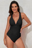 Crisscross Wide Strap One-Piece Swimwear  Style Ratio
