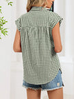 Gingham Button Down Short Sleeve Shirt  Style Ratio