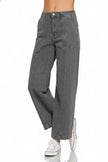 Zenana Straight Leg Utility Pocket Jeans  Style Ratio